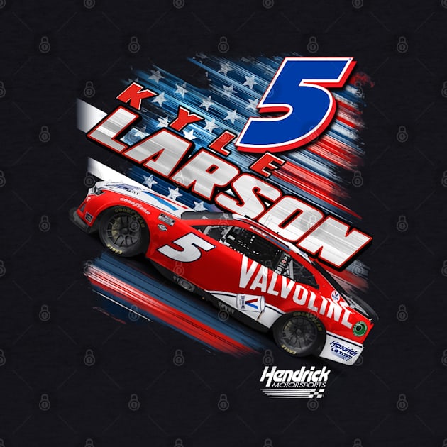 Kyle Larson #5 Valvoline Patriotic by art.Hamdan